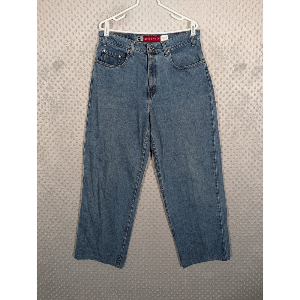 VTG Levis SilverTab Jeans Men's 32x30** Baggy Loose Wide Leg 90s Y2K Denim - Picture 2 of 16